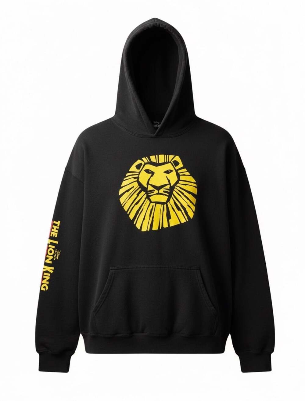 Disney The Lion King Hoodie Size XXL Black Broadway Musical Pullover